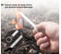 Измерительная геодезическая рулетка TDM ELECTRIC 30 метров х 13 мм, стальное полотно, открытый корпус, штык для фиксации "Рубин" SQ1018-0401 6