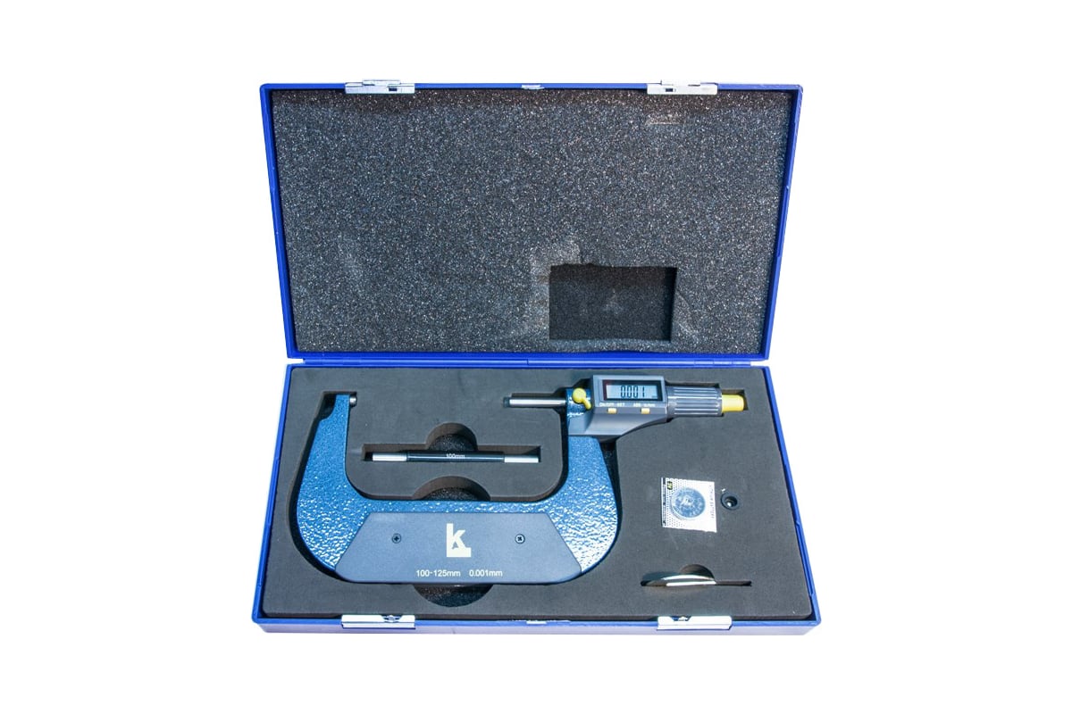 Микрометр цифровой МКЦ 100-125 0,001 1 кл. точности КАЛИБРОН 96433 ...