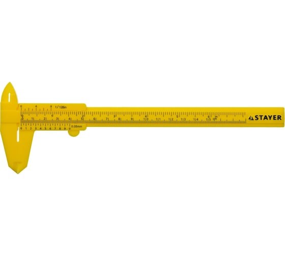 Пластмассовый штангенциркуль STAYER STANDARD 150мм 3440_z01