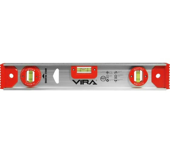 Уровень 400мм с фрезерованной гранью VIRA 100118