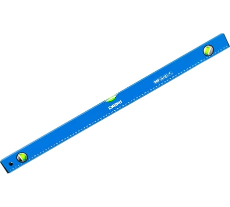 Коробчатый уровень СИБИН 3 противоударных ампулы 80 см 34605-080