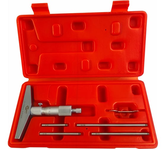 Микрометрический глубиномер GRIFF ГМ 100 ГОСТ 7470-92 пр-во Guilin Measuring D102009