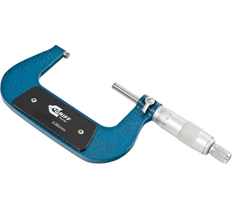 Микрометр GRIFF МК 100 0,001 ГОСТ 6507-90 D118009