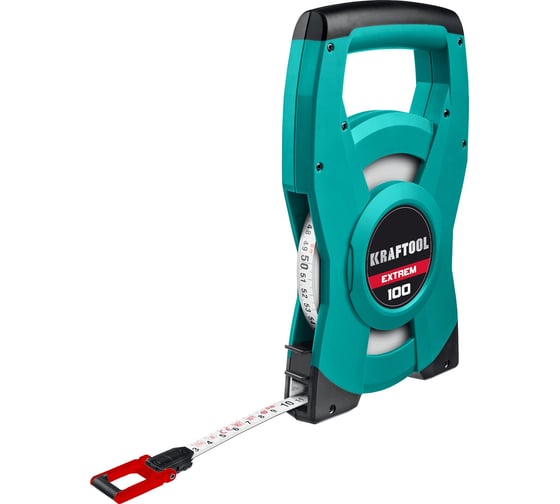 Геодезическая стальная мерная лента KRAFTOOL Extrem 100 м 34185-100