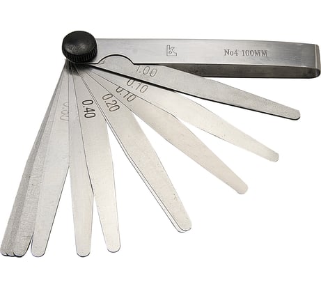 Набор щупов №4 КАЛИБРОН 134881 100 мм, 1 класс точности