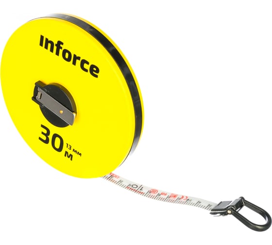 Геодезическая рулетка 30м х 13мм Inforce 06-11-31