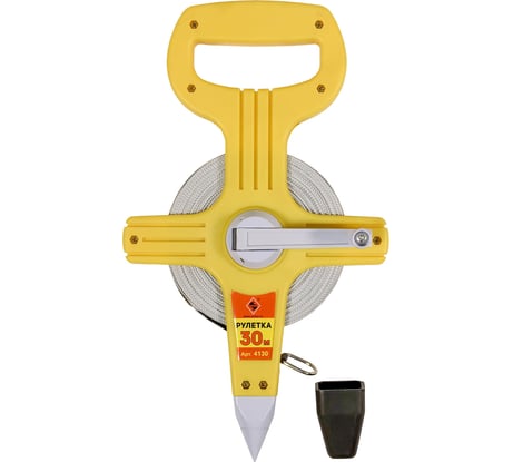 Рулетка Энкор 30 м, открытый корпус, фибергласовая лента 4130