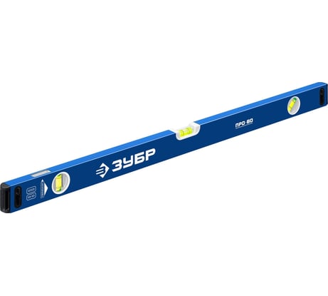 Усиленный уровень ЗУБР Профессионал 800 мм, с зеркальным глазком 34590-080