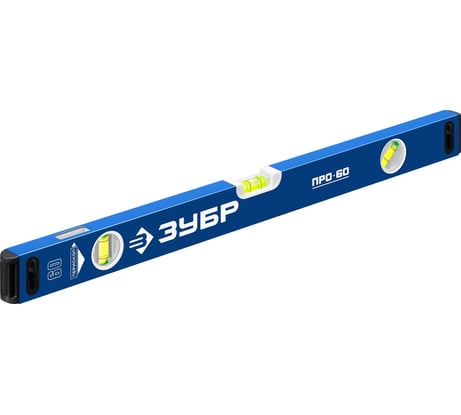 Усиленный уровень ЗУБР Профессионал 600 мм, с зеркальным глазком 34590-060