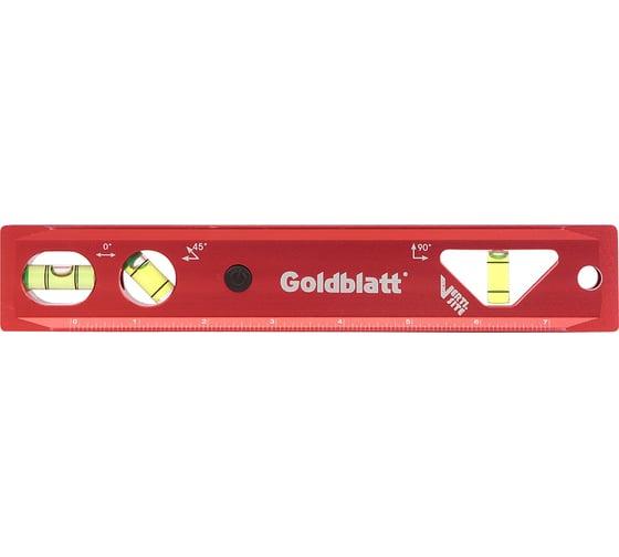 Строительный уровень Goldblatt 230 мм verti.site G09006