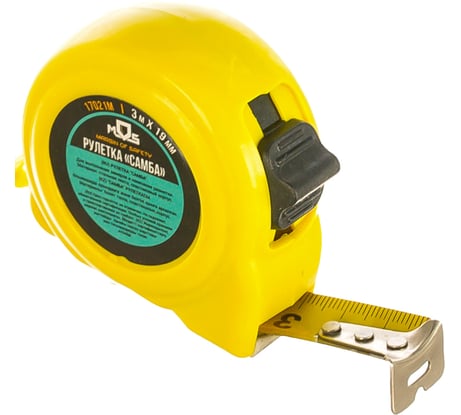 Рулетка 3 м х 19 мм MOS Самба 17021М