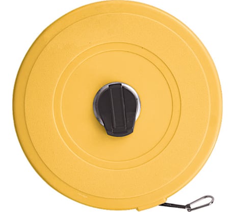 Рулетка (фибергласовая лента 10 м, пластиковый корпус) КУРС 17501