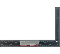 Столярный цельно-металлический угольник, крашеная шкала 200х300 мм КУРС 19618