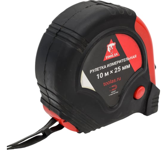 Рулетка TOOLAS МАГНИТ 10 м, 25 мм 00012584
