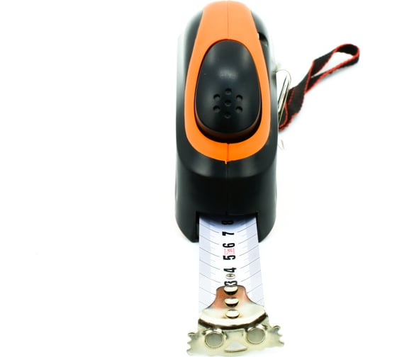 Измерительная рулетка BOHRER Комфорт 10 м, 25 мм, автостоп, магнитный зацеп, обрезиненный ударопрочный корпус 41041025