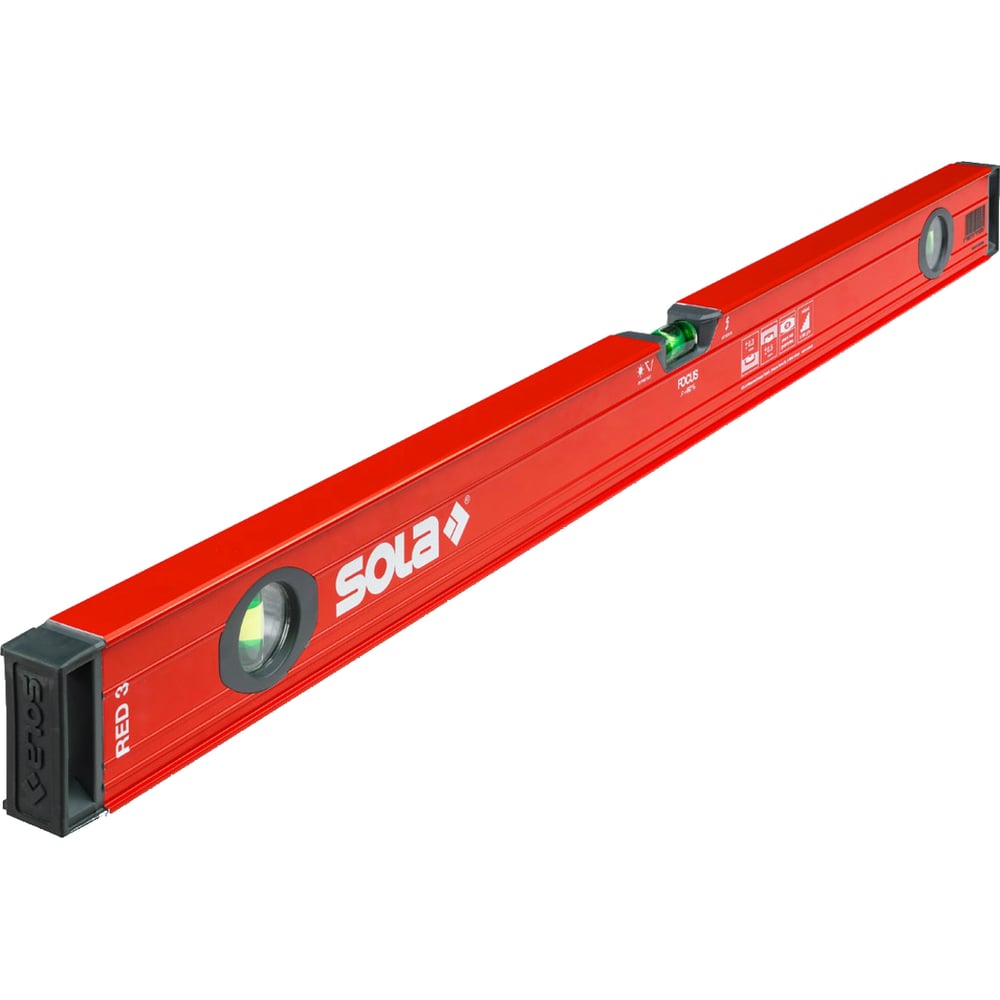 SOLA Big RedM 120 - Niveau à bulle avec aimant 120 cm