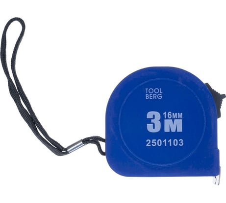 Рулетка Toolberg 3 м, 16 мм 90004897575