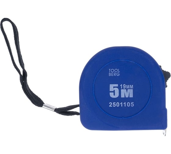 Рулетка Toolberg 5 м, 19 мм 90004897576 1