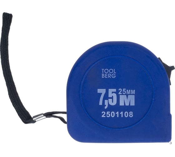 Рулетка Toolberg 7.5 м, 25 мм 90004897577 1