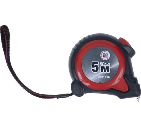 Рулетка Toolberg автостоп, 5 м, 19 мм 90004897212