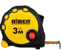 Рулетка (обрезиненный корпус, 3 м х 16 мм) Biber STANDART 40091 тов-173010