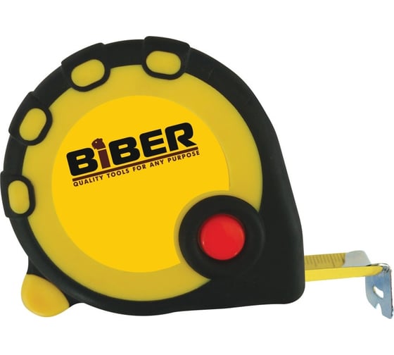 Рулетка (обрезиненный корпус, 7.5 м х 25 мм) Biber STANDART 40094 тов-173013