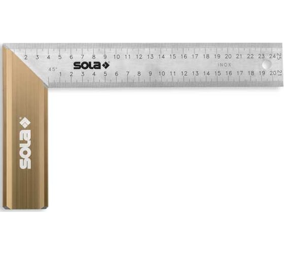 Столярный угольник (алюминий, 300х145 мм) SOLA SRB 300 56012201
