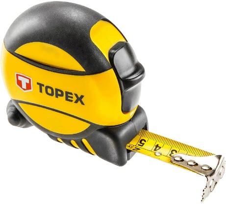 Рулетка, стальная лента 5 м x 19 мм TOPEX 27C395