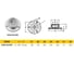 Уровень Kinex (K-MET) поверхностный круглый 30/20x11мм 5022-03-020 4