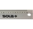 Алюминевая профильная линейка 500 мм SOLA LAB 500 56100401 2