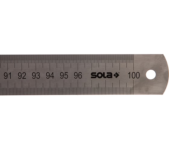 Стальная линейка 1000 мм SOLA LSB 1000 56104701