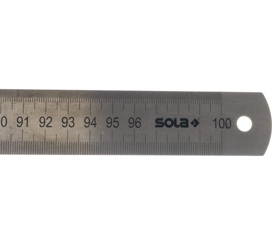 Стальная линейка 1000 мм SOLA LSB 1000 56104701