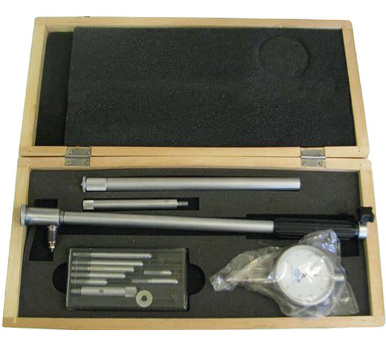 Индикаторный нутрометр CNIC Шан 570-245 250-450 мм, глубина измерения 200 мм, 0.01, 12 вставок 23647 1