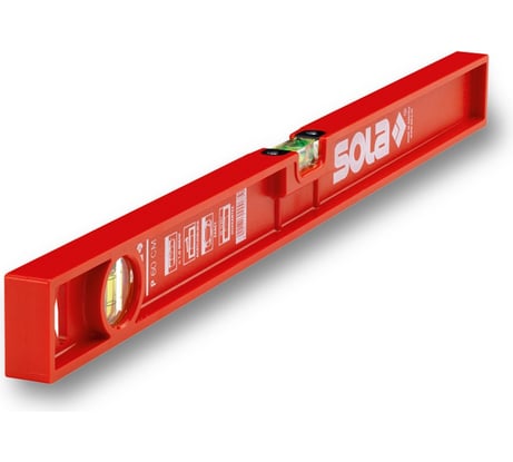 Пластиковый уровень, L=50 см, 2 глазка SOLA P 50 01410701
