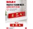 Пластиковый уровень, L=20 см, 3 глазка SOLA PT 5 01430201 5