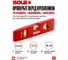 Пластиковый уровень, L=20 см, 3 глазка SOLA PT 5 01430201 9