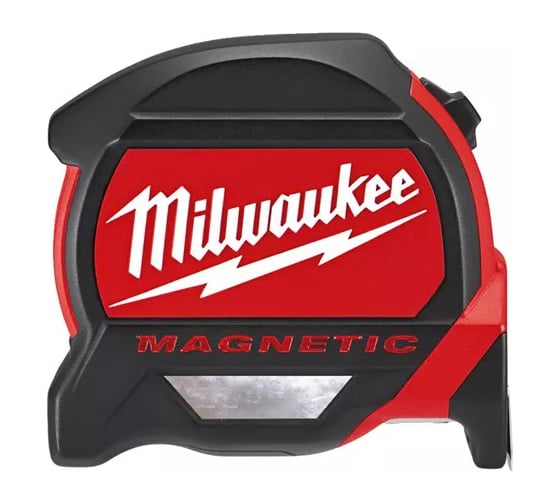 Рулетка (ширина 27мм) магнитная 8 м-26 фт Milwaukee ПРЕМИУМ 48227225 1
