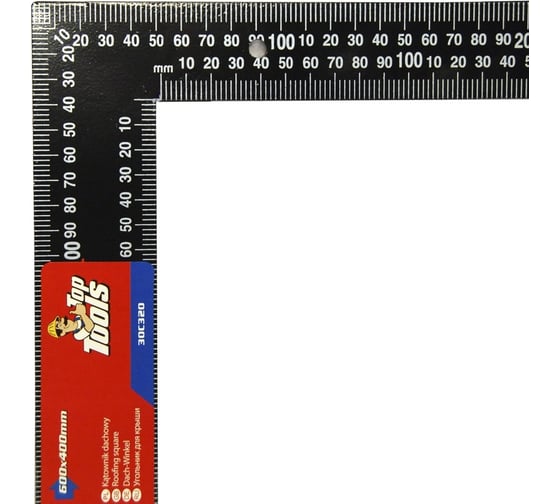 Угольник 600 мм x 400 мм Top Tools 30C320