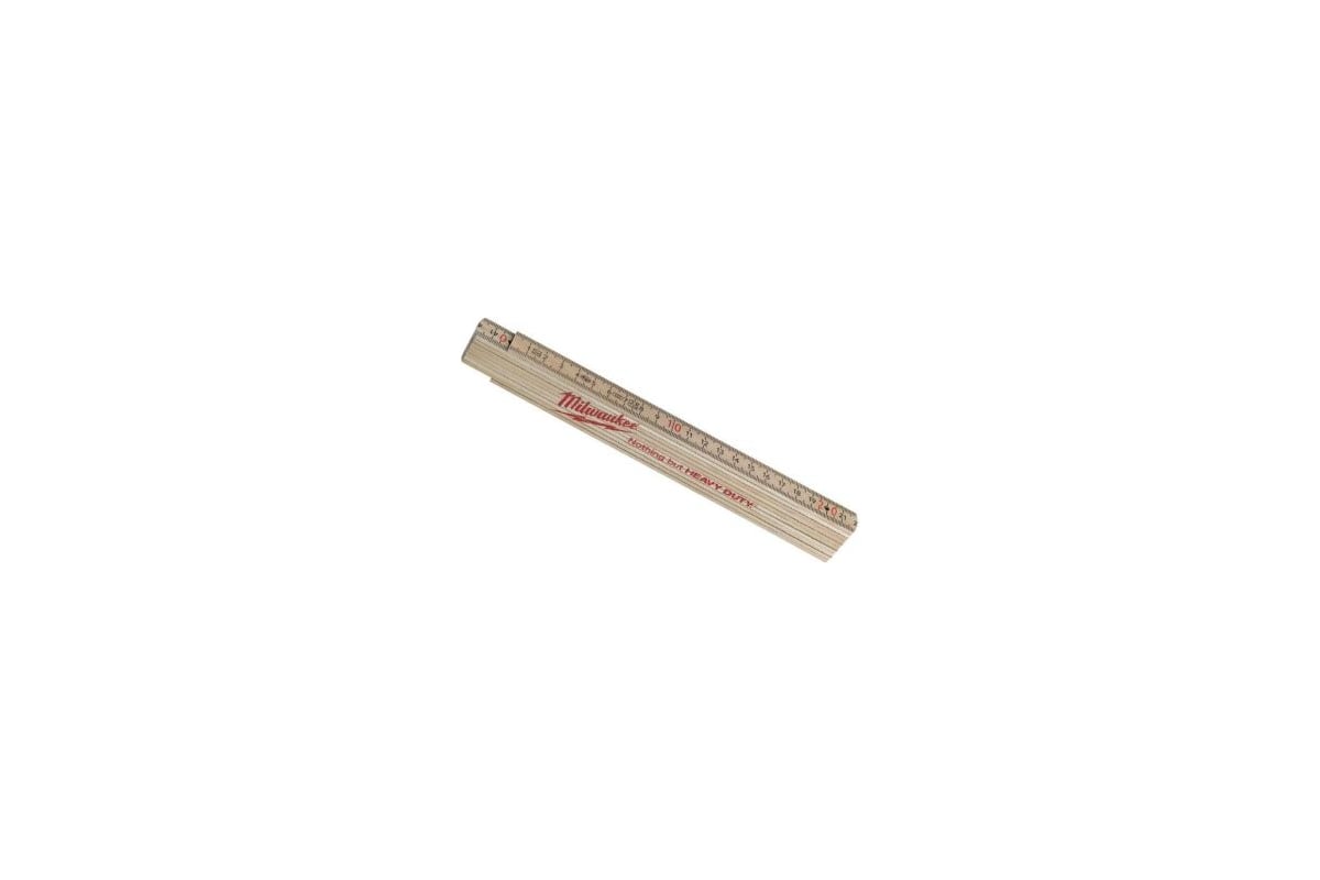 Складной метр 2м (деревянный, тонкий) Milwaukee 4932459303 - выгодная ...