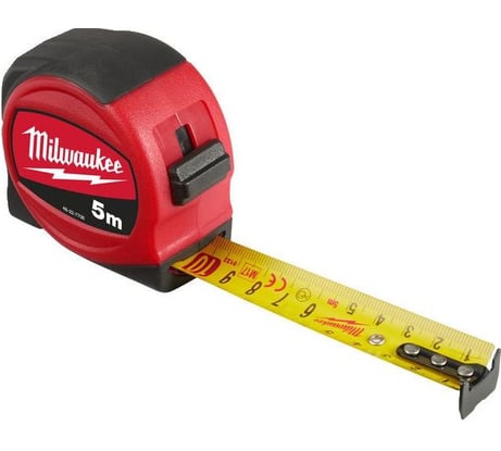 Рулетка 5м, ширина 25мм Milwaukee SLIM 48227706