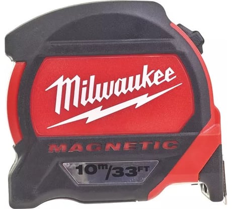 Магнитная рулетка 10м-33фт, ширина 27мм Milwaukee ПРЕМИУМ 48227233
