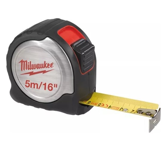 Рулетка 5м-16фт, ширина 25мм Milwaukee 4932451641 1