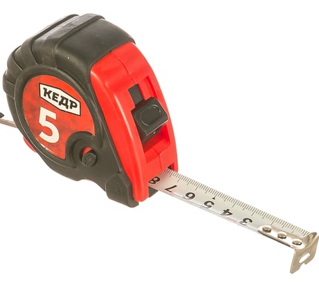 Рулетка с фиксатором-клавишей КЕДР 5м х 19мм 017-0519 23448