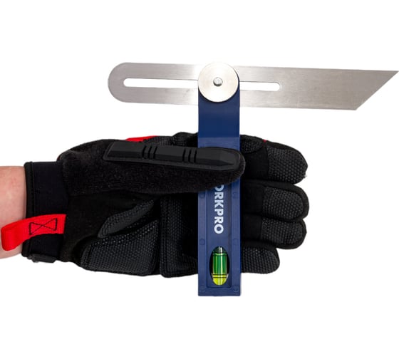 Малка-угломер WORKPRO 200 мм, пластиковая ручка WP264005