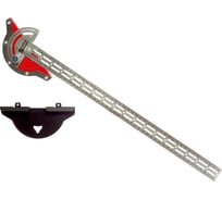 Разметочная линейка WOODWORK 500 мм, с транспортиром RUL-50P