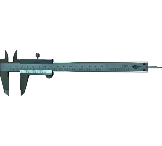 Штангенциркуль GRIFF ШЦ-I-150-0,05 ГОСТ 166-89 нерж. сталь, моноблок D203034 1