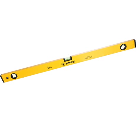 Уровень, алюминиевый магнитный 80 см, 3 глазка TOPEX 29C573