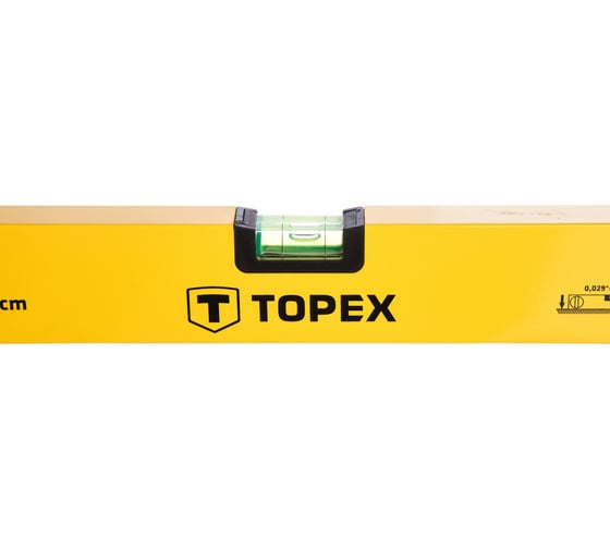 Уровень, алюминиевый магнитный 80 см, 3 глазка TOPEX 29C573