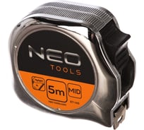Рулетка, стальная лента 5 м x 19 мм NEO Tools 67-145