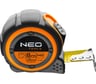 Стальная рулетка NEO Tools двухсторонний зацеп, нейлон, двуст. шкала 8 м x 25 мм магнит 67-188